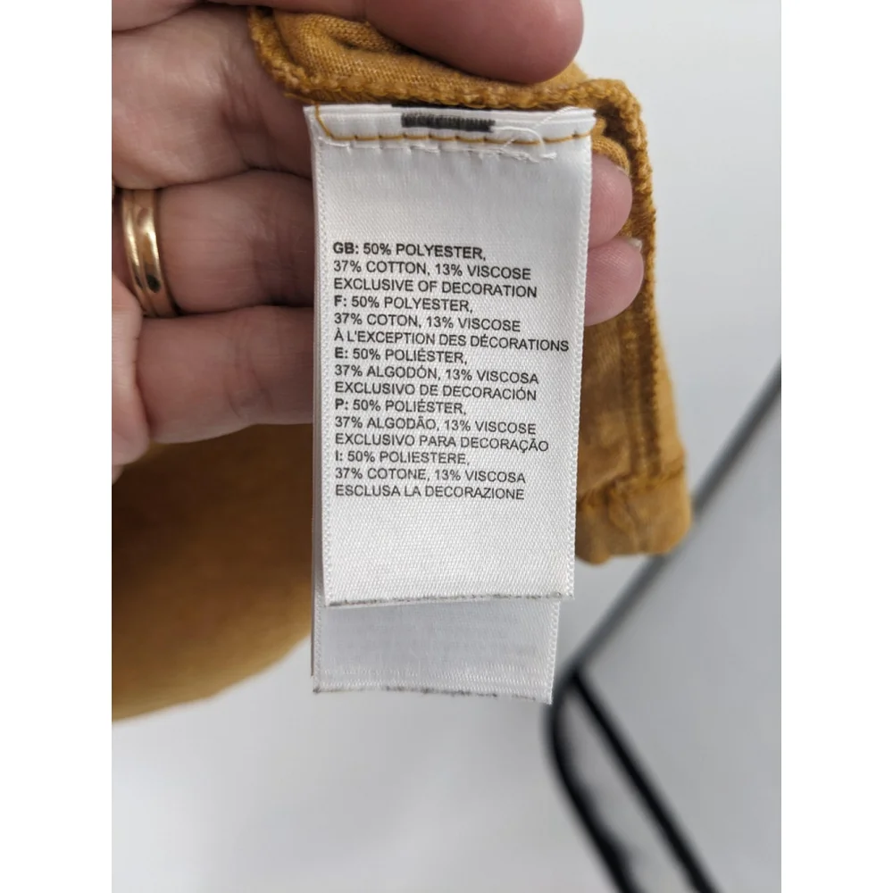 The North Face Shirt Womens Small Yellow Graphic Outdoor Lightweight‎ Hiking - Picture 6 of 9